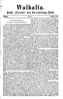 Walhalla (Der Bayerische Landbote) Sonntag 2. März 1873