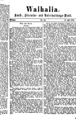 Walhalla (Der Bayerische Landbote) Sonntag 13. Juli 1873