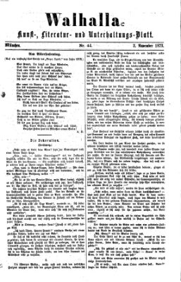 Walhalla (Der Bayerische Landbote) Sonntag 2. November 1873