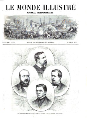 Le monde illustré Samstag 13. Januar 1872