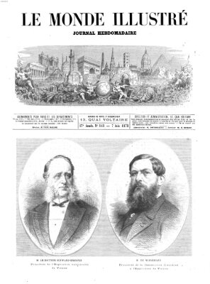 Le monde illustré Samstag 7. Juni 1873