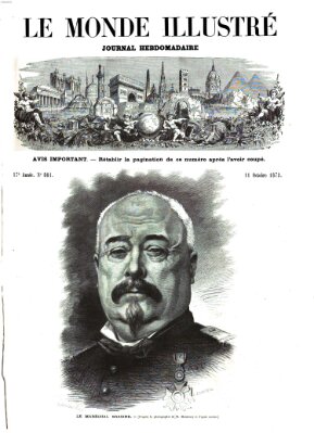 Le monde illustré Samstag 11. Oktober 1873