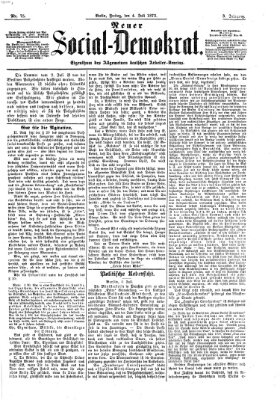 Neuer Social-Demokrat Freitag 4. Juli 1873