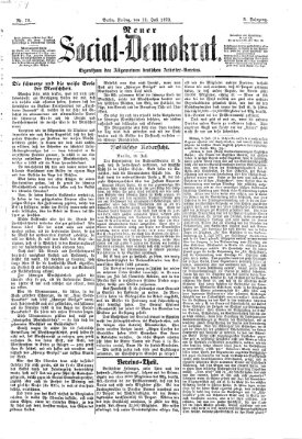 Neuer Social-Demokrat Freitag 11. Juli 1873