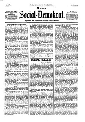 Neuer Social-Demokrat Freitag 14. November 1873