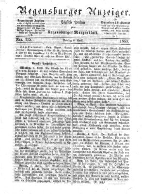 Regensburger Anzeiger Montag 6. April 1863