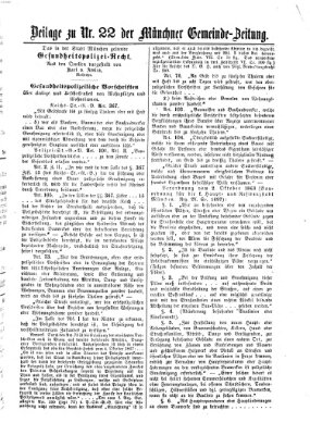 Münchener Gemeinde-Zeitung Sonntag 16. Juni 1872