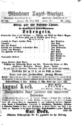 Münchener Tages-Anzeiger Freitag 30. Mai 1873