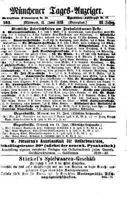 Münchener Tages-Anzeiger Mittwoch 11. Juni 1873