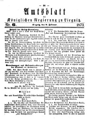 Amts-Blatt der Preußischen Regierung zu Liegnitz Samstag 8. Februar 1873