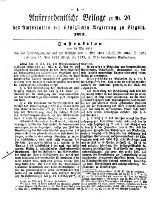 Amts-Blatt der Preußischen Regierung zu Liegnitz Samstag 28. Juni 1873