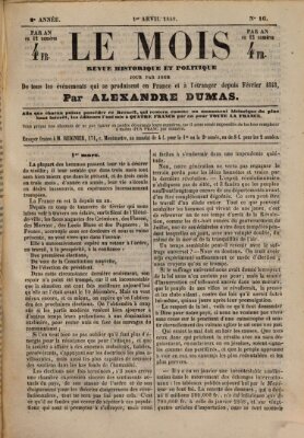 Le Mois Sonntag 1. April 1849