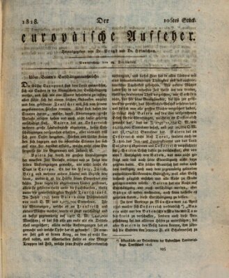 Der europäische Aufseher Donnerstag 24. Dezember 1818