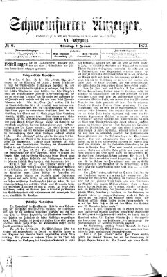 Schweinfurter Anzeiger Dienstag 7. Januar 1873