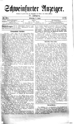 Schweinfurter Anzeiger Montag 9. Juni 1873