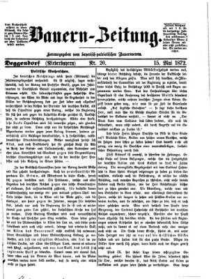 Bauern-Zeitung Mittwoch 15. Mai 1872