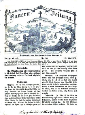 Bauern-Zeitung Donnerstag 15. Mai 1873