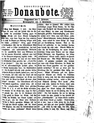 Deggendorfer Donaubote Freitag 7. Februar 1873