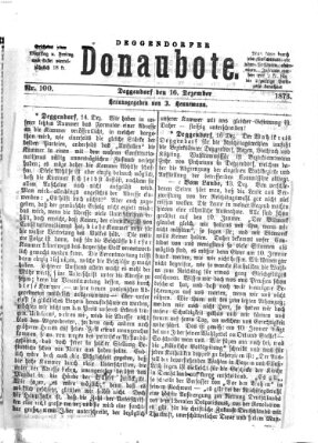 Deggendorfer Donaubote Dienstag 16. Dezember 1873