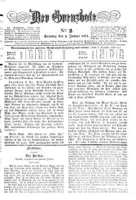 Der Grenzbote Sonntag 8. Januar 1871