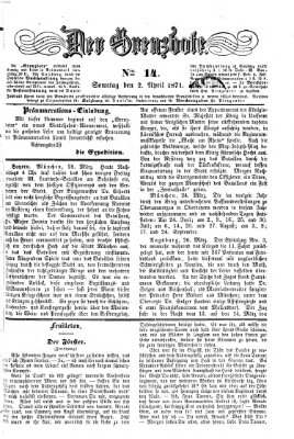 Der Grenzbote Sonntag 2. April 1871