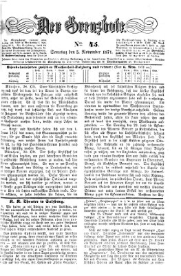 Der Grenzbote Sonntag 5. November 1871