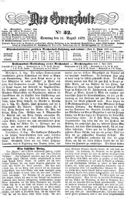 Der Grenzbote Sonntag 11. August 1872