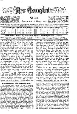 Der Grenzbote Sonntag 18. August 1872