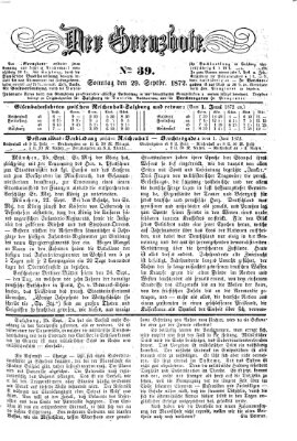 Der Grenzbote Sonntag 29. September 1872