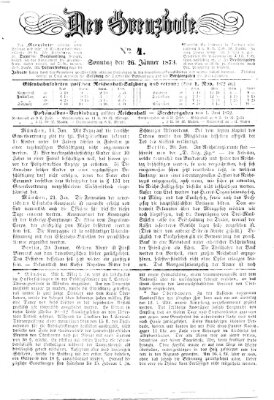 Der Grenzbote Sonntag 26. Januar 1873