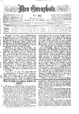 Der Grenzbote Sonntag 14. September 1873