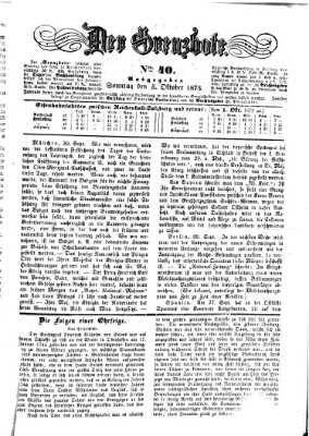 Der Grenzbote Sonntag 5. Oktober 1873