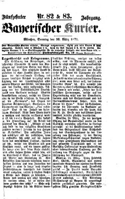 Bayerischer Kurier Sonntag 26. März 1871