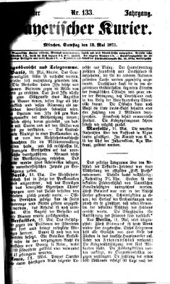 Bayerischer Kurier Samstag 13. Mai 1871