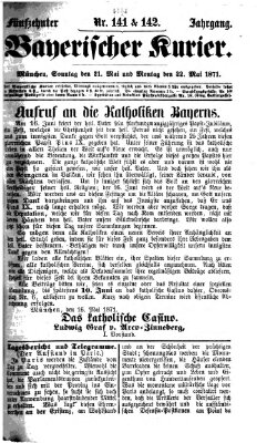 Bayerischer Kurier Montag 22. Mai 1871