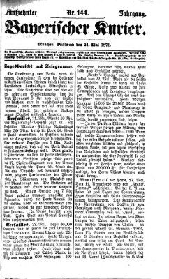 Bayerischer Kurier Mittwoch 24. Mai 1871