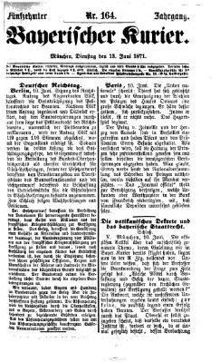 Bayerischer Kurier Dienstag 13. Juni 1871