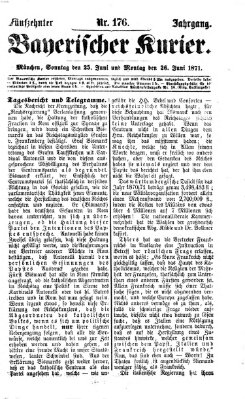 Bayerischer Kurier Sonntag 25. Juni 1871