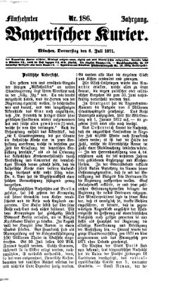 Bayerischer Kurier Donnerstag 6. Juli 1871