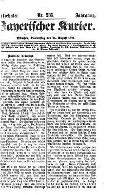 Bayerischer Kurier Donnerstag 24. August 1871