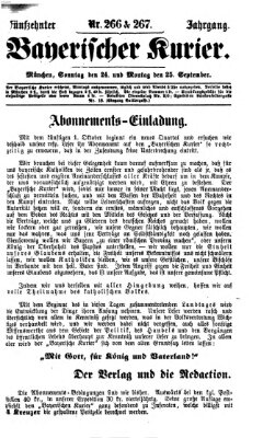 Bayerischer Kurier Sonntag 24. September 1871