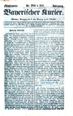 Bayerischer Kurier Sonntag 8. Oktober 1871