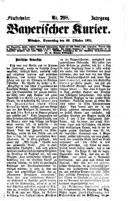 Bayerischer Kurier Donnerstag 26. Oktober 1871