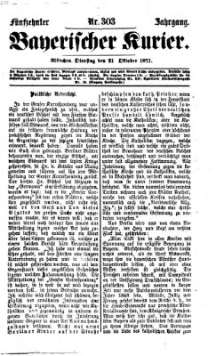 Bayerischer Kurier Dienstag 31. Oktober 1871