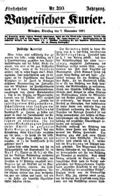 Bayerischer Kurier Dienstag 7. November 1871