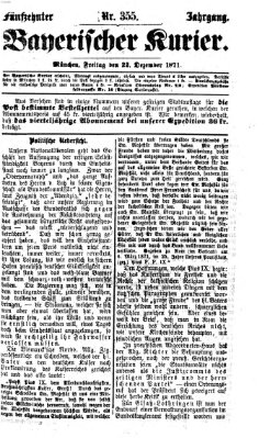 Bayerischer Kurier Freitag 22. Dezember 1871