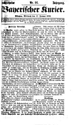 Bayerischer Kurier Mittwoch 17. Januar 1872