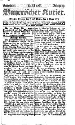 Bayerischer Kurier Montag 4. März 1872