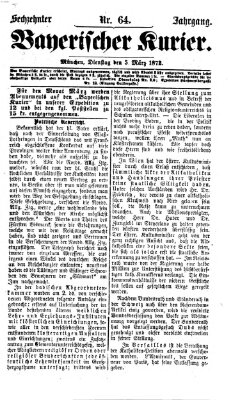 Bayerischer Kurier Dienstag 5. März 1872