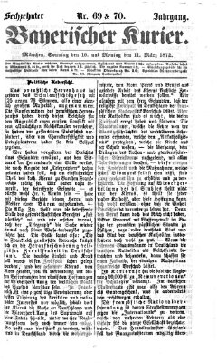 Bayerischer Kurier Montag 11. März 1872